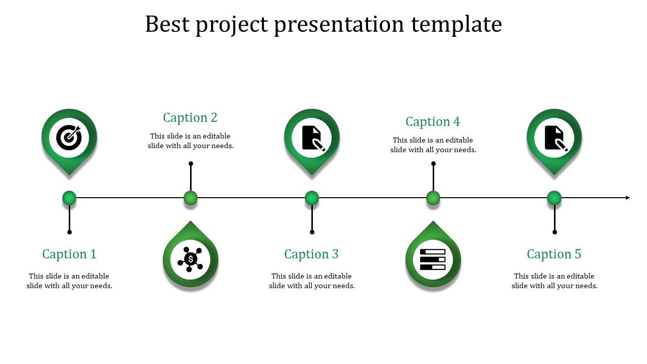 best project presentation templates-project powerpoint presentation-5-green